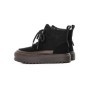 Ghete Dama din piele naturala 8910 BLACK | ADVANCER