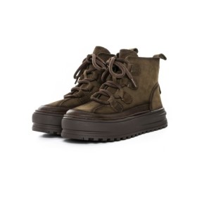 Ghete Dama din piele naturala 8910 KHAKI | ADVANCER