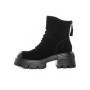Ghete Dama din piele naturala D28-3F BLACK | ADVANCER