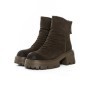 Ghete Dama din piele naturala D28-3F KHAKI | ADVANCER