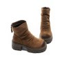 Ghete Dama din piele naturala D28-3F YELLOW | ADVANCER