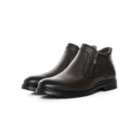 Ghete Barbati din piele naturala L225311 BROWN | ADVANCER