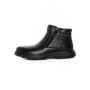 Ghete Barbati din piele naturala L52681 BLACK | MELS