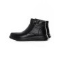 Ghete Barbati din piele naturala L52681 BLACK | MELS