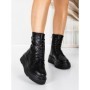Ghete Dama cu Platforma 5AH59 BLACK | MEI