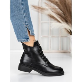 Ghete Dama 5AH61 Negru | Mei Ghete Dama Imblanite 5AH61 BLACK | MEI