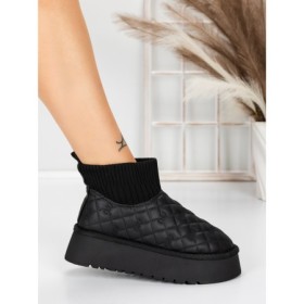 Ghete UG Dama 8733 Negru | Mei Ghete UG Dama 8733 BLACK | MEI