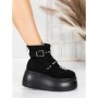 Ghete Dama cu Platforma 56WL15 BLACK | MEI