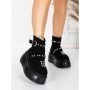 Ghete Dama cu Platforma 56WL15 BLACK | MEI