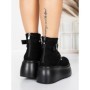 Ghete Dama cu Platforma 56WL15 BLACK | MEI