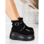 Ghete Dama cu Platforma 56WL15 BLACK | MEI
