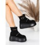 Ghete Dama cu Platforma 56WL15 BLACK | MEI