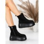 Ghete Dama cu Platforma 56WL11 BLACK | MEI