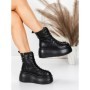 Ghete Dama cu Platforma 56WL11 BLACK | MEI
