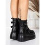 Ghete Dama cu Platforma 56WL13 BLACK | MEI