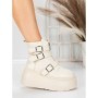 Ghete Dama cu Platforma 56WL13 BEIGE | MEI