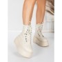 Ghete Dama cu Platforma 56WL16 BEIGE | MEI