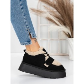 Ghete UG Dama 8750 Negru | Mei Ghete UG Dama 8750 BLACK | MEI