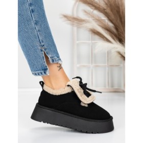 Ghete UG Dama 5WL101 Negru | Mei Ghete UG Dama 5WL101 BLACK | MEI