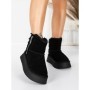 Ghete Dama din piele naturala 5WL105 BLACK | PANTOFUL