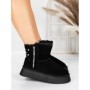 Ghete Dama din piele naturala 5WL105 BLACK | PANTOFUL
