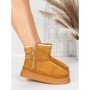 Ghete Dama din piele naturala 5WL105 YELLOW | PANTOFUL