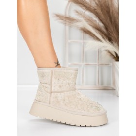 Ghete UG Dama 5WL106 Bej | Mei Ghete UG Dama 5WL106 BEIGE | MEI