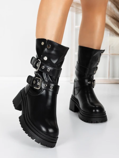 Ghete Dama Imblanite 5W81 BLACK | MEI