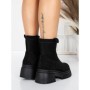 Ghete Dama cu Platforma 5W82 BLACK | MEI