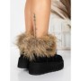Ghete Dama din piele naturala 3ASJN73 BLACK | PANTOFUL