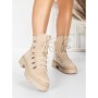 Ghete Dama cu Platforma 5AH67 BEIGE | MEI