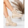 Ghete Dama cu Platforma 5AH67 BEIGE | MEI