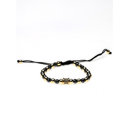 Bratara Unisex BR027 AURIU-NEGRU | MEI