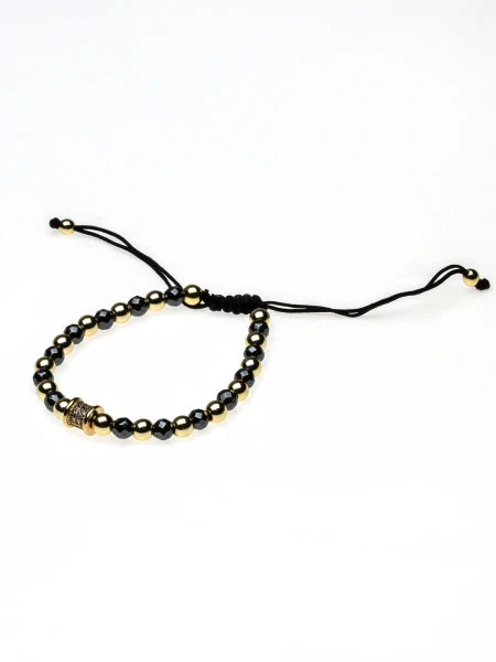 Bratara Unisex BR027 AURIU-NEGRU | MEI