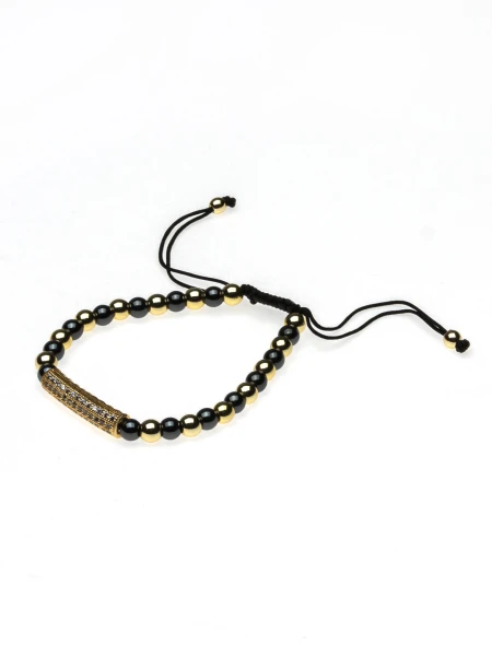 Bratara Unisex BR033 AURIU-NEGRU | MEI
