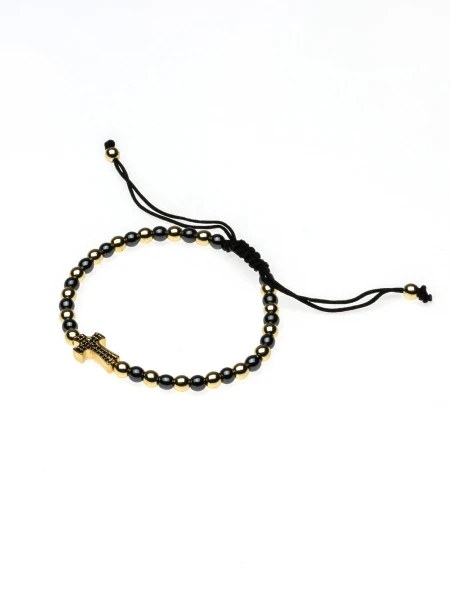 Bratara Unisex BR035 AURIU-NEGRU | MEI