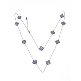 Colier YP-37 ARGINTIU-ALB | MEI