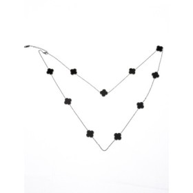 Colier YP-38 ARGINTIU-NEGRU | MEI