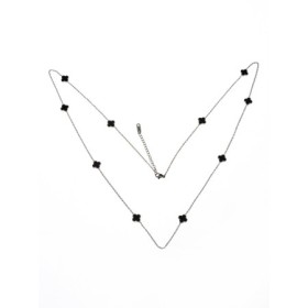 Colier YP-40 ARGINTIU-NEGRU | MEI