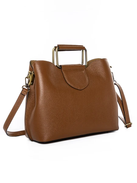 Geanta de mana din Piele Naturala GD52 Maro | Forseti » Reina.Ro