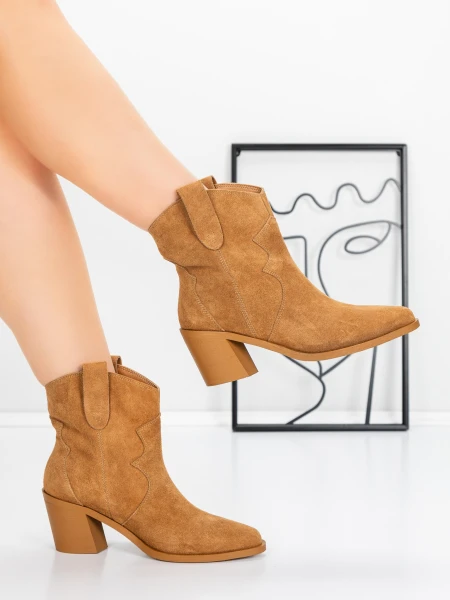 Ciocate Dama din piele naturala 52AD2 YELLOW | PANTOFUL