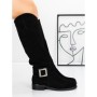 Cizme Dama din piele naturala 52AD3 BLACK | PANTOFUL