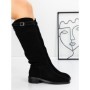 Cizme Dama din piele naturala 52AD6 BLACK | PANTOFUL