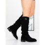 Cizme Dama din piele naturala 52AD6 BLACK | PANTOFUL