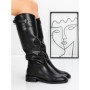 Cizme Dama din piele naturala 52AD6 BLACK | PANTOFUL