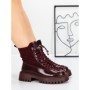 Ghete Dama din piele naturala 52AD8 WINERED | PANTOFUL