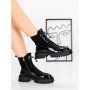 Ghete Dama din piele naturala 52AD8 BLACK | PANTOFUL