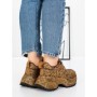 Pantofi Sport Dama cu Platforma 5WL93 LEOPARD PRINT | MEI