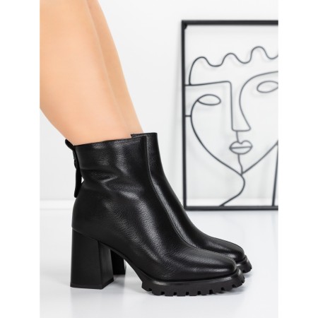 Ghete Dama din piele naturala K23574-8480 BLACK | JOSE SIMON