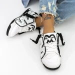 Pantofi Sport Dama 3WL37 Alb » Reina.Ro